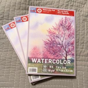Brand New Artist’s Watercolor Pad – Pack of 1 | 3 Available | Premium Art Paper